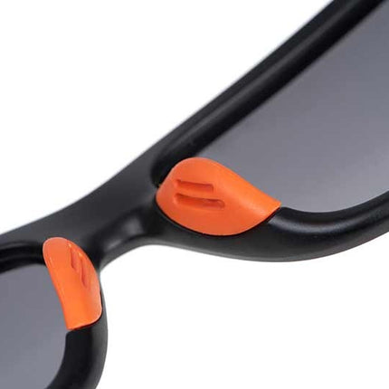 Fox Collection Black & Orange Shades Grey Lens
