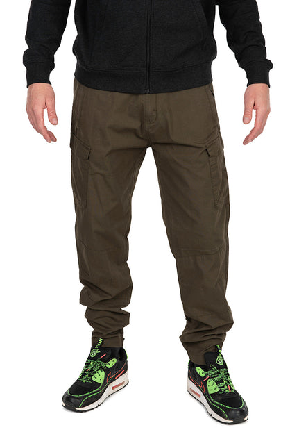 Fox Collection Cargo Trousers - Green Black