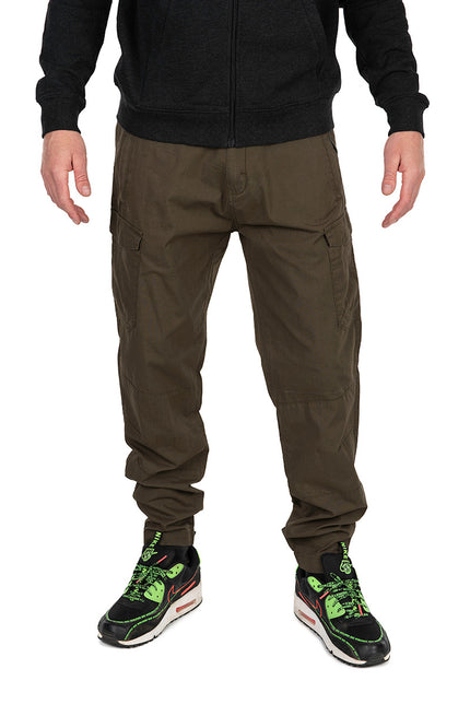 Fox Collection Cargo Trousers - Green Black