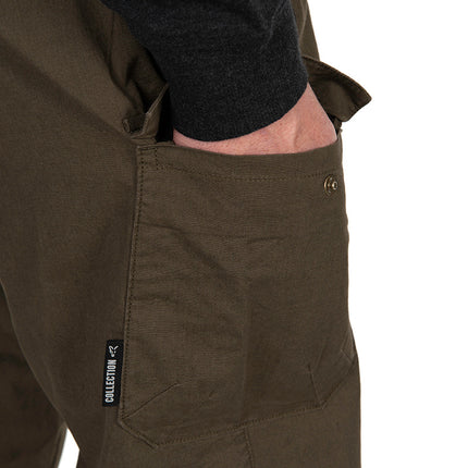 Fox Collection Cargo Trousers - Green Black
