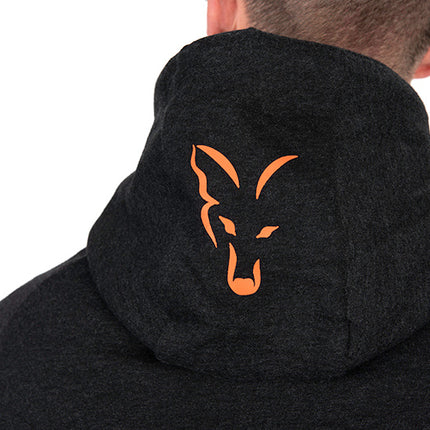 Fox Collection LW  Hoody - Black Orange