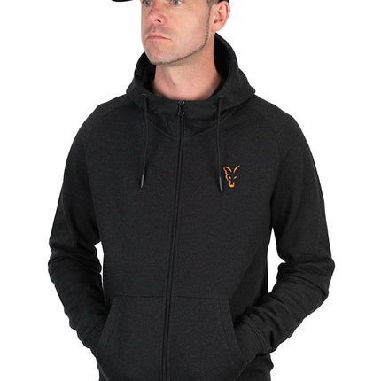 Fox Collection LW  Hoody - Black Orange