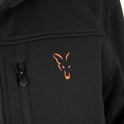 Fox Collection Soft Shell Jacket - Black Orange