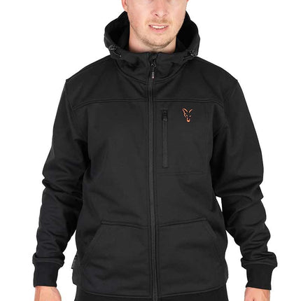 Fox Collection Soft Shell Jacket - Black Orange