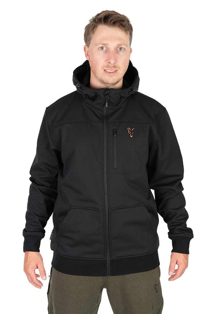Fox Collection Soft Shell Jacket - Black Orange