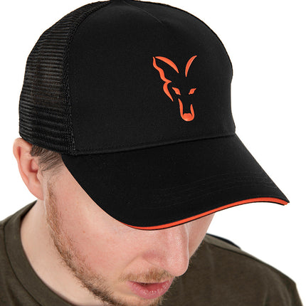 Fox Collection Trucker Cap - Black Orange