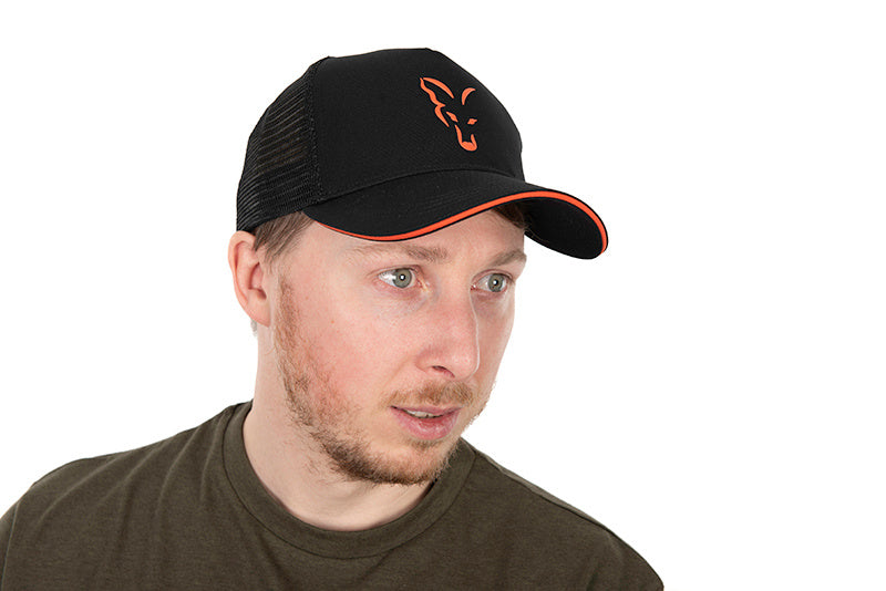 Fox Collection Trucker Cap - Black Orange
