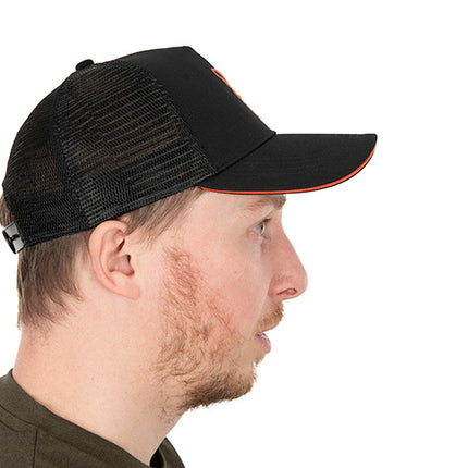 Fox Collection Trucker Cap - Black Orange