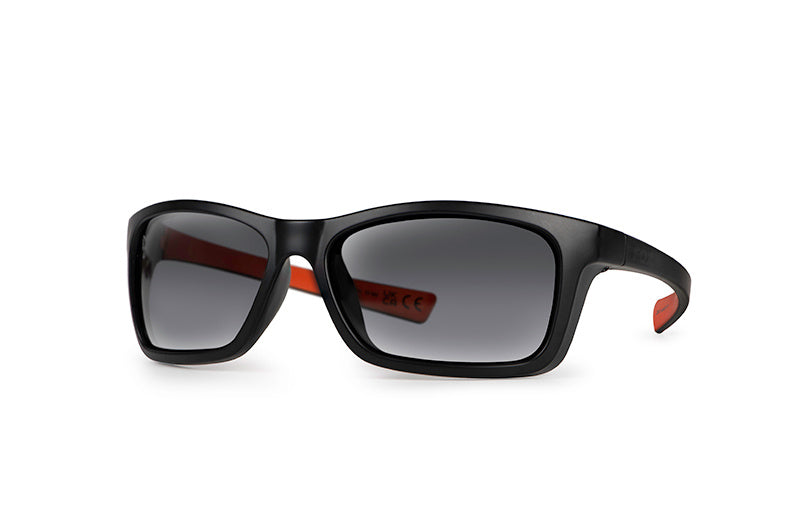 Fox Collection Wraps Black Orange - Grey Lens