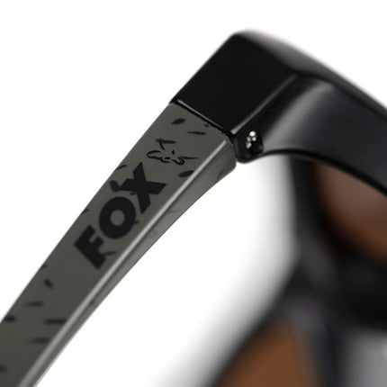 Fox Collection Wraps - Green Black - Brown Lens