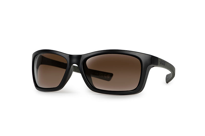 Fox Collection Wraps - Green Black - Brown Lens