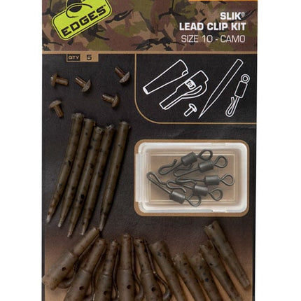 Fox Edges Camo Slik Lead Clip Kit Size 10