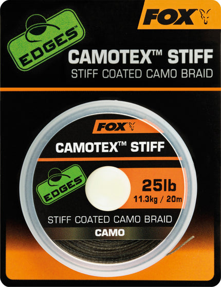 Fox Edges Camotex Stiff Coated Camo Braid