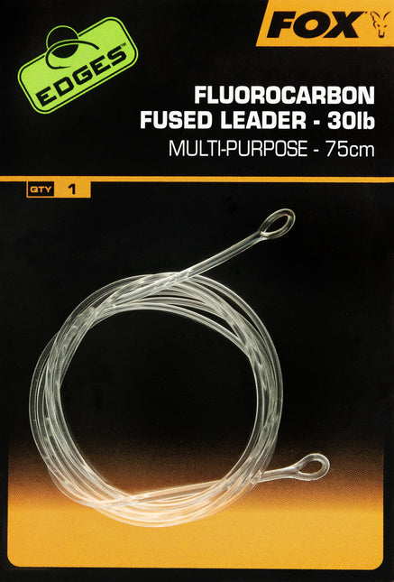 Fox Edges Fluorocarbon Fused Leader Multi Purpose 30lb - 75cm