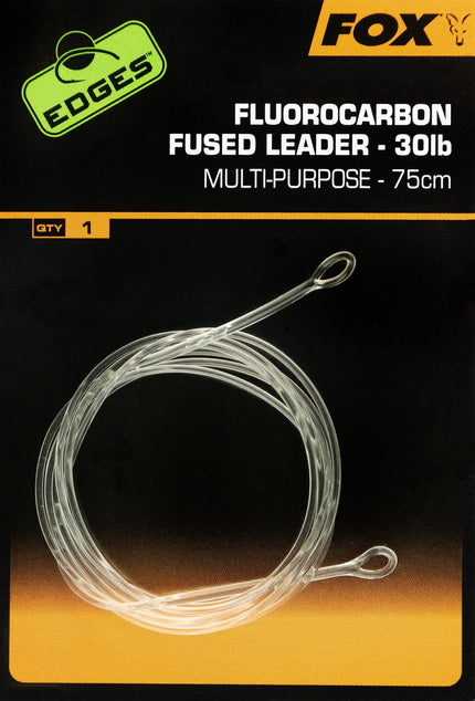Fox Edges Fluorocarbon Fused Leader Multi Purpose 30lb - 75cm