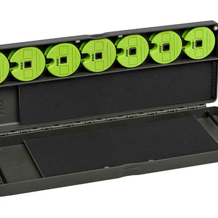 Fox Edges Large Rig And Disc Box Inc 50 Pins / 7 Discs