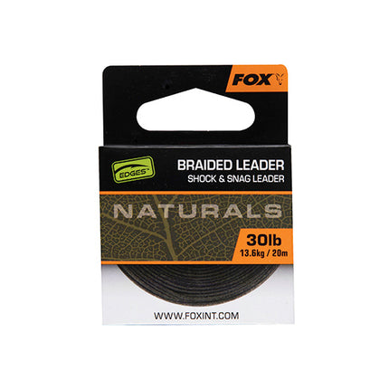 Fox Edges Naturals Braided Leader