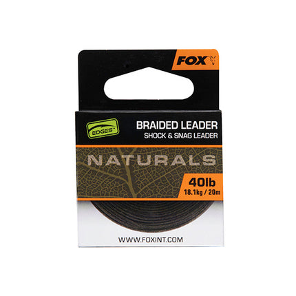 Fox Edges Naturals Braided Leader
