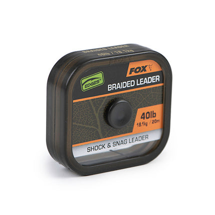 Fox Edges Naturals Braided Leader