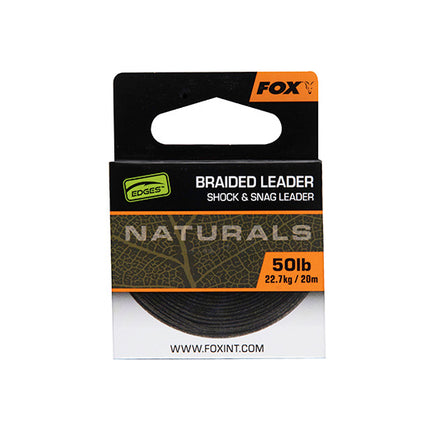 Fox Edges Naturals Braided Leader