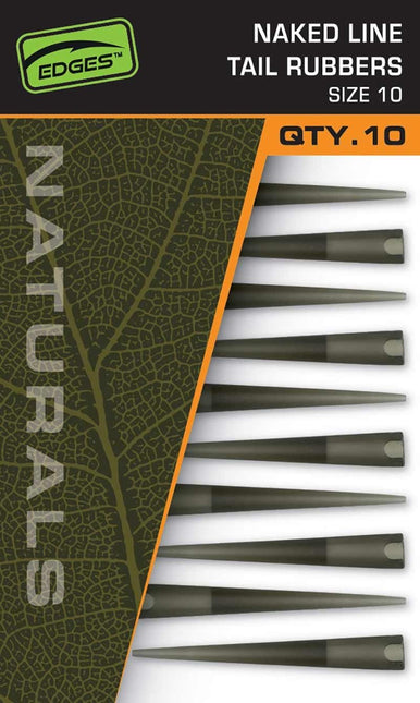 Fox Edges Naturals Naked Line Tail Rubbers Size 10