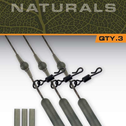 Fox Edges Naturals Submerge Heli Rig Leaders
