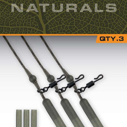 Fox Edges Naturals Submerge Heli Rig Leaders