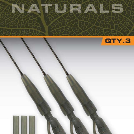 Fox Edges Naturals Submerge Power Grip Lead Clip Leaders