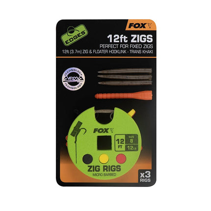 Fox Edges Zig Rig 12FT