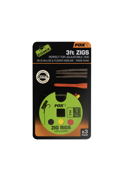 Fox Edges Zig Rigs 3FT