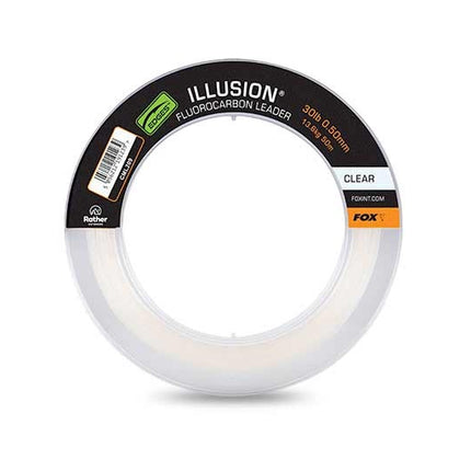 Fox Illusion Fluorocarbon Leader 30lb 13.6kg (0.50mm) x 50m