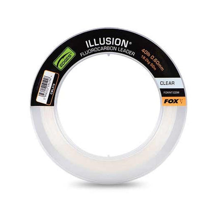Fox Illusion Fluorocarbon Leader 40lb 18.2kg (0.60mm) x 50m