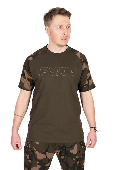 Fox Khaki / Camo Outline T Shirt