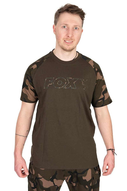 Fox Khaki / Camo Outline T Shirt