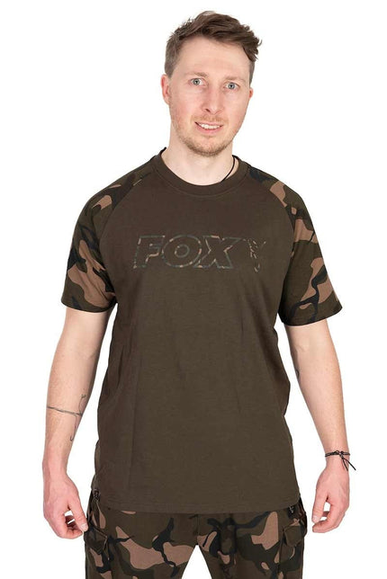 Fox Khaki / Camo Outline T Shirt