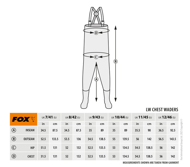 Fox Lightweight Lined Waders - Camo