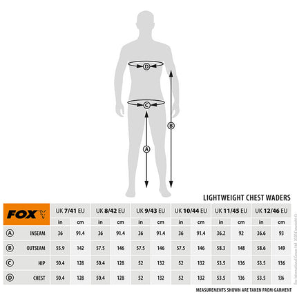 Fox Lightweight Waders - Green