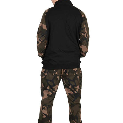 Fox LW Black / Camo Quater Zip