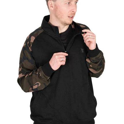 Fox LW Black / Camo Quater Zip