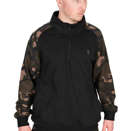 Fox LW Black / Camo Quater Zip
