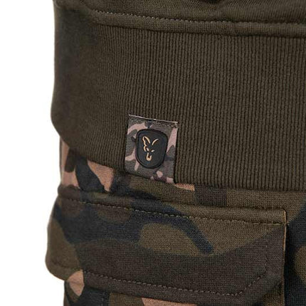 Fox LW Khaki / Camo Split Zip Hoody