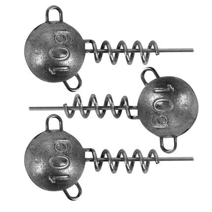 Fox Rage Corkscrew Round Jig Heads 3 Pack