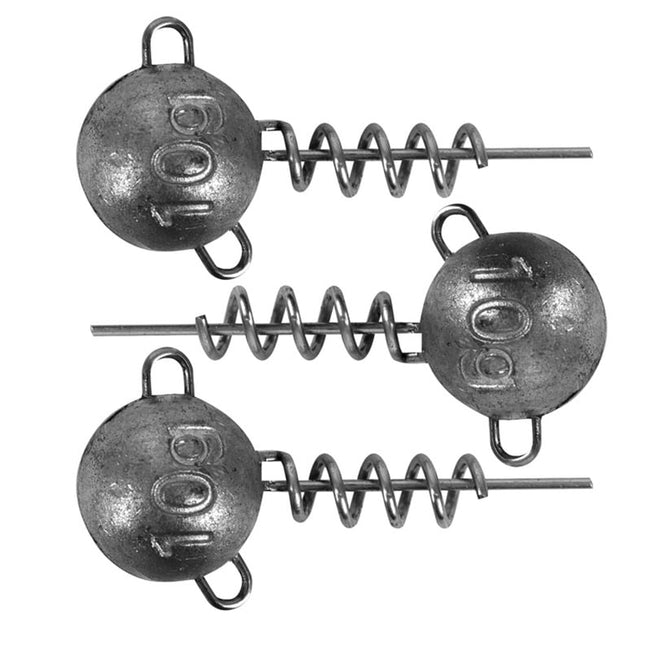 Fox Rage Corkscrew Round Jig Heads 3 Pack