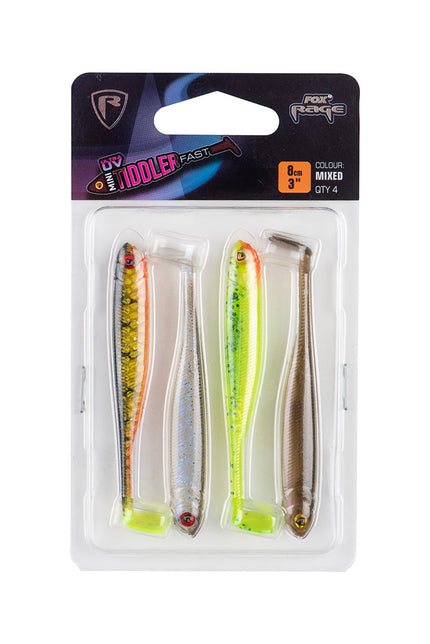 Fox Rage Mini Tiddler Fast Mixed Colour Pack 8CM