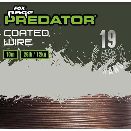 Fox Rage Predator 19-Strand Coated Wire 10m