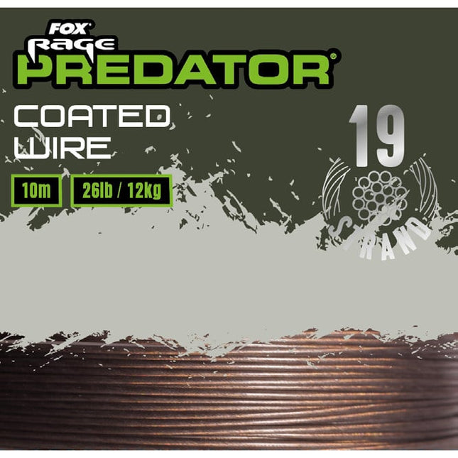 Fox Rage Predator 19-Strand Coated Wire 10m