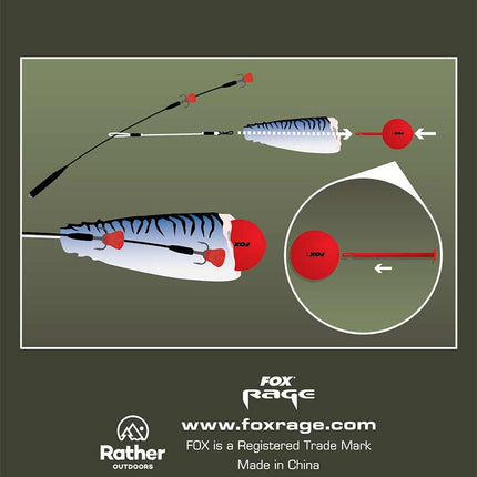 Fox Rage Predator Bait Poppers Natural