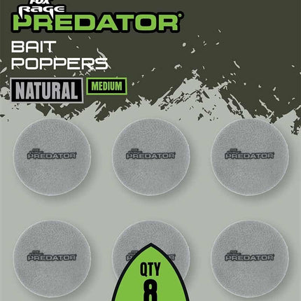 Fox Rage Predator Bait Poppers Natural
