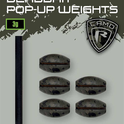 Fox Rage Predator Camo Deadbait Pop-Up Weights x 5