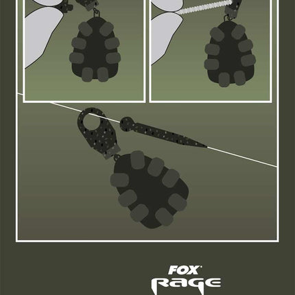 Fox Rage Predator Camo Low Resistance Run Ring x 5